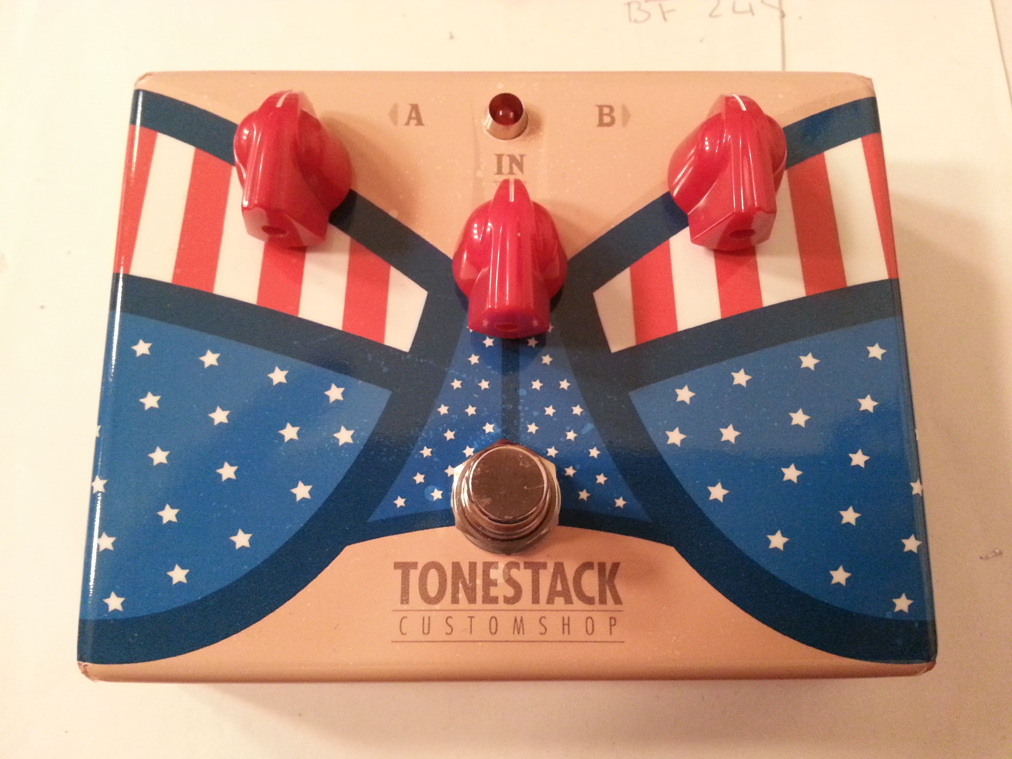 A custom build ABY Pedal for Joris from "Stories From ShameHill"